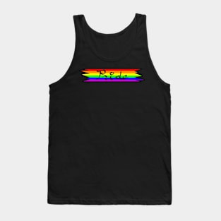 LGBTQ+ Pride Ribbon Tank Top